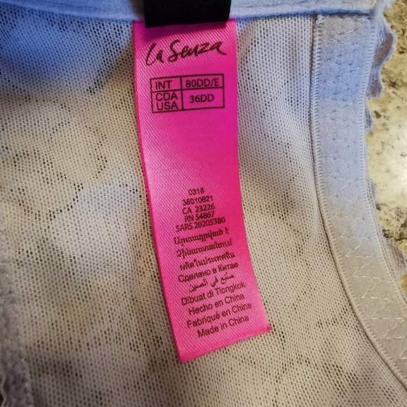 La Senza Obsession Gray Racer Back Bra 36DD - Picture 6 of 9